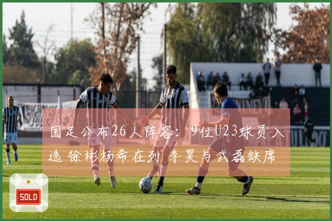 国足公布26人阵容：9位U23球员入选 徐彬杨希在列 李昊与武磊缺席
